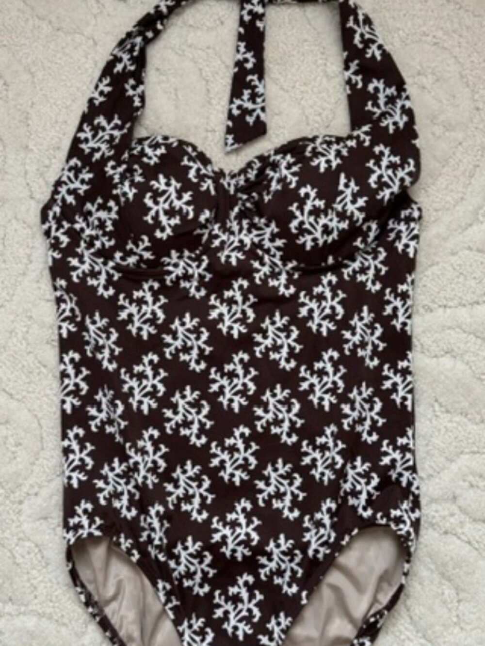 Lands End One Piece Bathing Suit